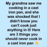 What You Should Never Cook in a Cast Iron Skillet