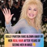 Dolly Parton fans blown away by her real hair after years of seeing her in wigs