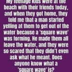 What To Do In The Event Of Seeing Square Waves In The Ocean